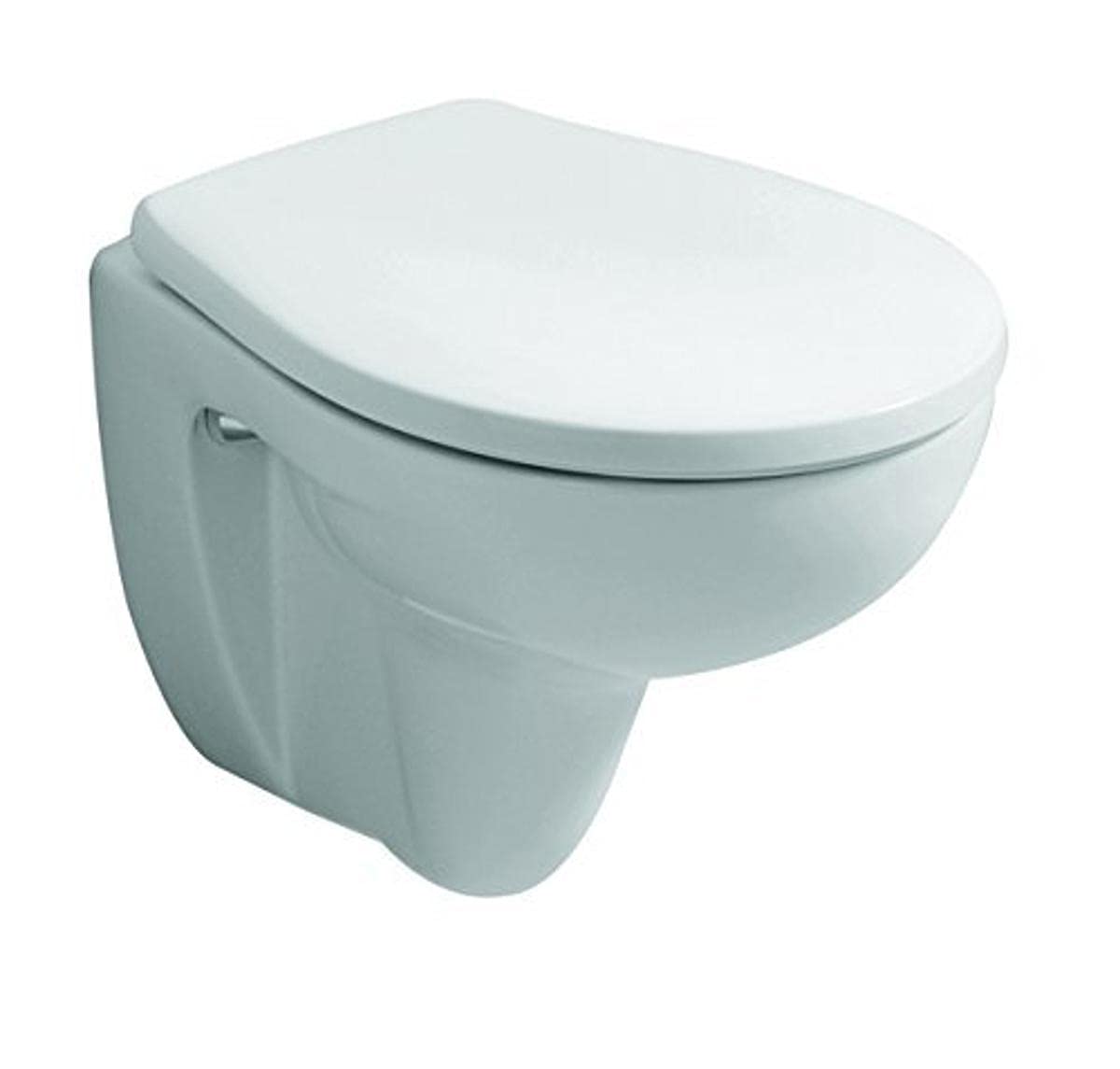 Keramag Renova No. 1 Comprimo Toilet Seat with Stainless Steel Hinges/Alpine White 571044000
