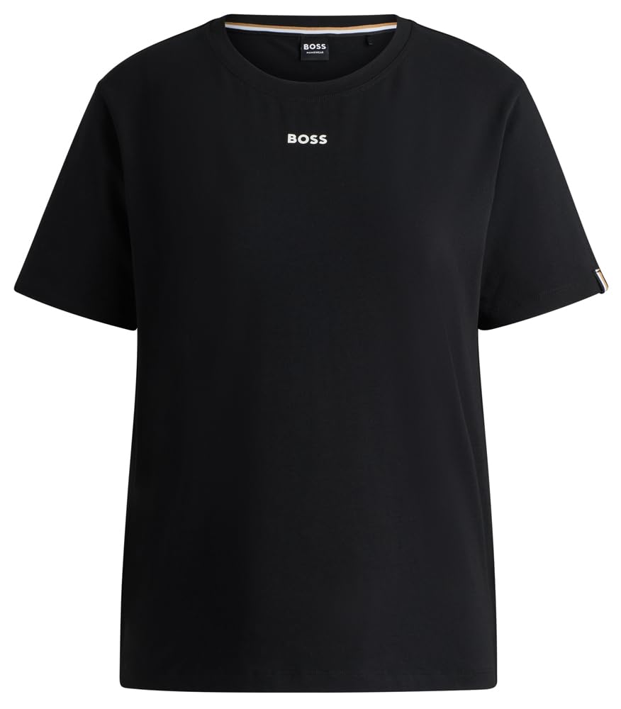 BOSS Women's CI Pyjama T Shirt, Black1, M