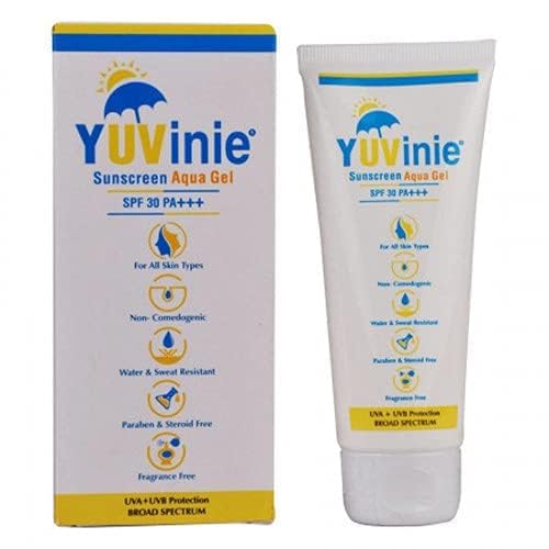 Yuvinie Sunscreen Aquagel SPF 30-50 gm, Pack Of 3
