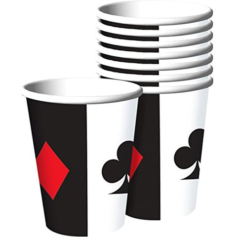 Casino Party Cups, 9 oz., 8 Ct.