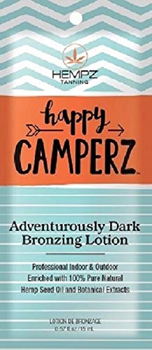 Lot of 5 Happy Camperz Tanning Lotion Packets by Supre