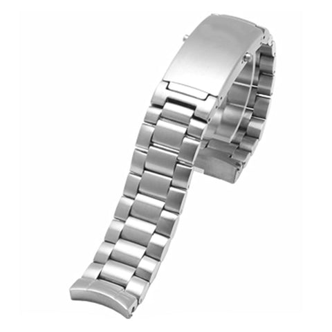 FOUUAAO Stainless Steel Watch Straps for Omega Metal Bracelets Watch Straps 18 mm 20 mm 22 mm Genuine Leather Watch Strap Bracelets for Omega Seamaster for Omega Original Watch Straps, 20mm