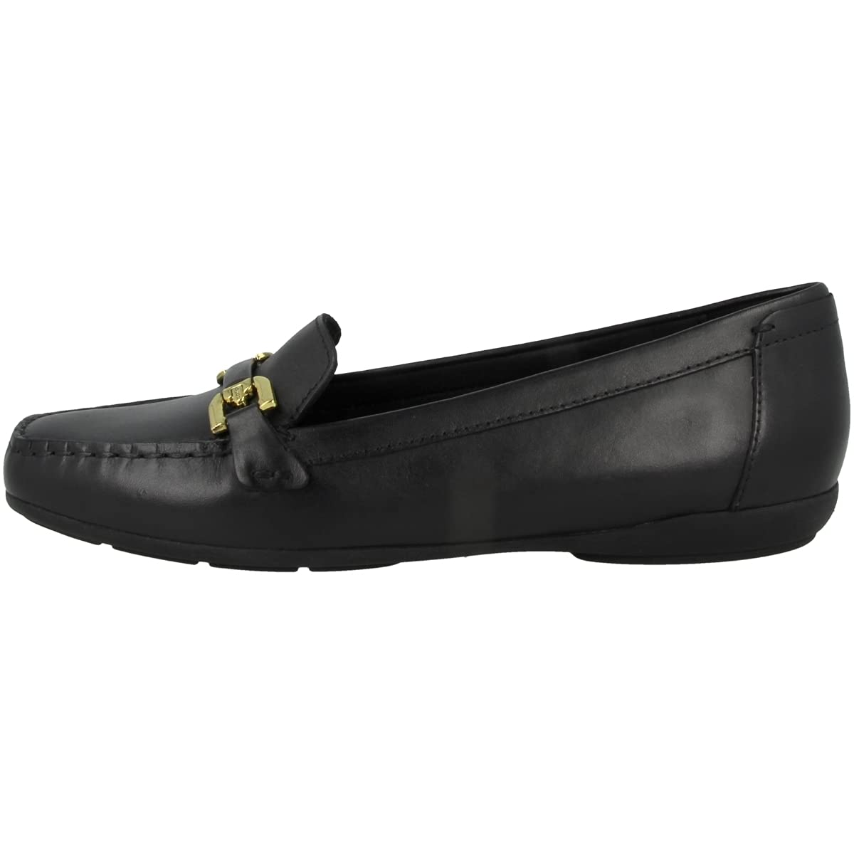 Geox Women's D ANNYTAH MOC A Moccasins, Black, 9