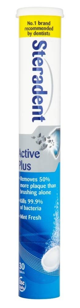 Steradent Active Plus Tablets 30 per Pack