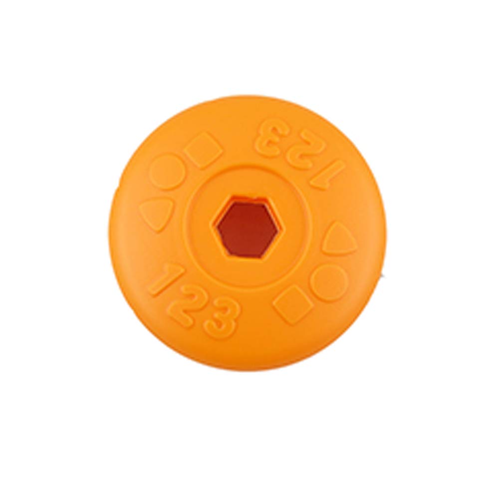 Replacement Orange Wheel for Fisher-Price Laugh and Learn Stride-to-Ride Puppy W9740 - Includes 1 Orange Wheel for Ride-On Toy