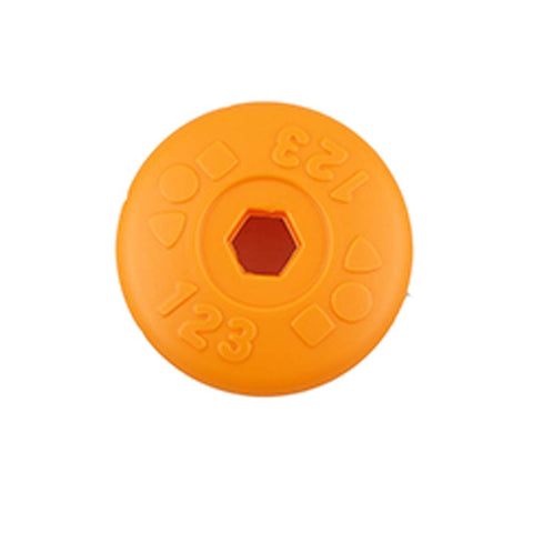 Replacement Orange Wheel for Fisher-Price Laugh and Learn Stride-to-Ride Puppy W9740 - Includes 1 Orange Wheel for Ride-On Toy