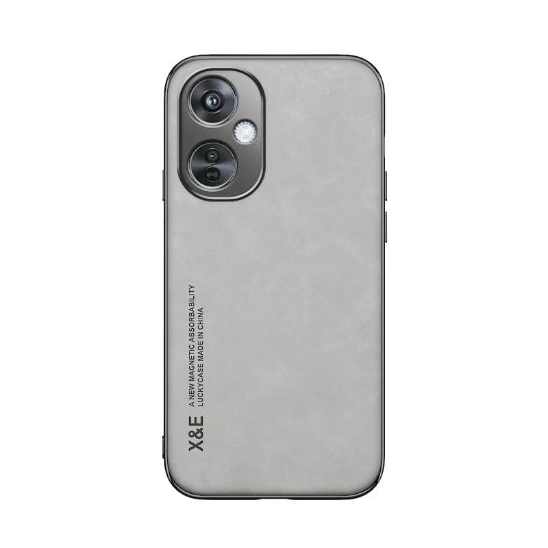 Kepuch Silklike Case for Oppo K11x - Cover Bumper Built-in Metal Plate for Oppo K11x - Gray