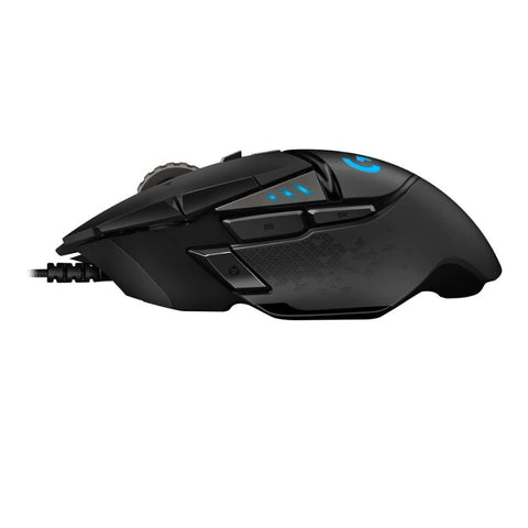 Logitech G502 Hero Wired Gaming Mouse Bundle with 3.0 4 Port USB Hub (2 Items)