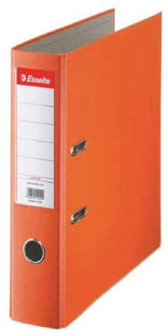 Esselte DIN A4 Folder, oSeries, 75 mm Spine Width, Plastic, Pack of 1, 11234, Wide, Orange