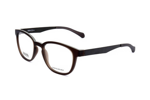 Eyeglasses Boss (hub) 0871 005A Matte Brown Gray / 00 Demo Lens