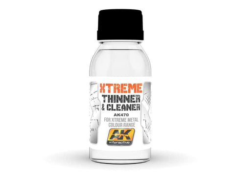AK AK470 Xtreme Cleaner & THINNER for Xtreme Metal Colour Range (100ml)