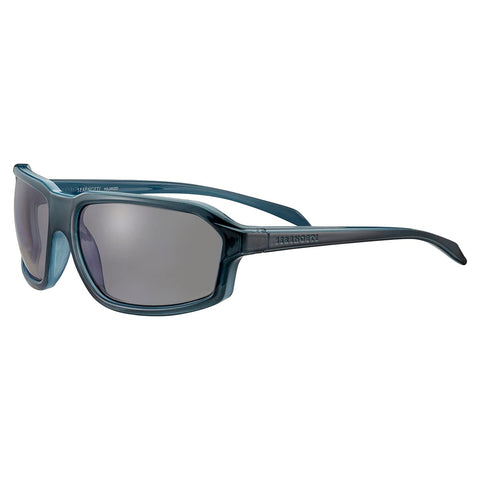 Serengeti Hext Sunglasses (Shiny Dark Blue -Saturn Polarized Smoke)