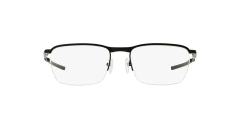 Oakley Men's OX3187 Conductor 0.5 Rectangular Reading Glasses, Satin Black, 53mm + 1