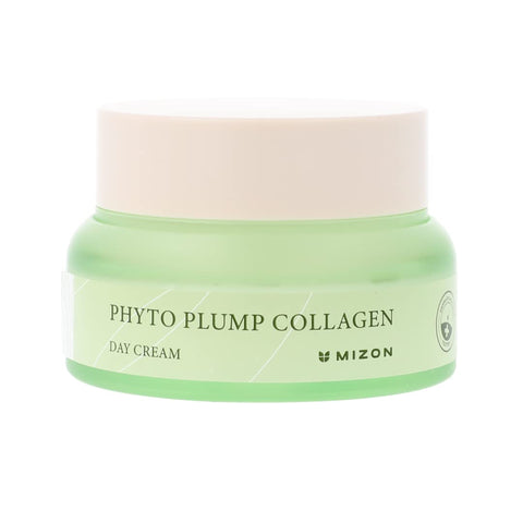 MIZON Phyto Plump Collagen DAY CREAM, Plant Collagen 85% Natural Ingredients, Anti Wrinkle, Hydrating, Elasticity Booster Safe Vegan Formula (50ml/1.69oz)