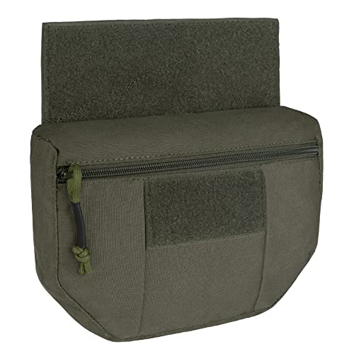 IDOGEAR Tactical Dump Drop Pouch for JPC CPC AVS Tactical Vest Utility Bag Carrying Kit Bag with Hook and Loop (Ranger Green)