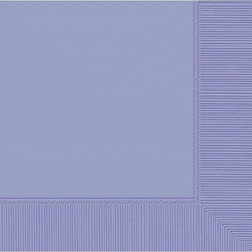 Amscan Disposable 2-Ply Party Beverage Napkins (50 Piece), Hydrangea, 5.2 x 5