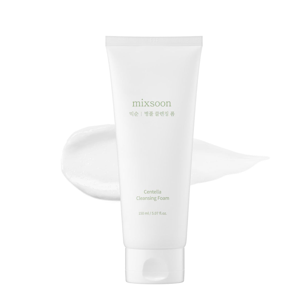 mixsoon Centella Cleansing Foam 5.07 fl oz/ 150ml,Low pH cleansing foam for soothing and moisturization,cruelty-free