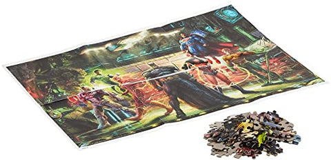 Ceaco - Thomas Kinkade - DC Comics - The Justice League - 1000 Piece Jigsaw Puzzle, 12 years + , 5"