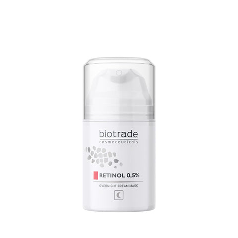 Biotrade Night Cream Face Mask with Retinol 0.5% Intensive Moisture and Anti-Ageing Effect for Radiant Skin