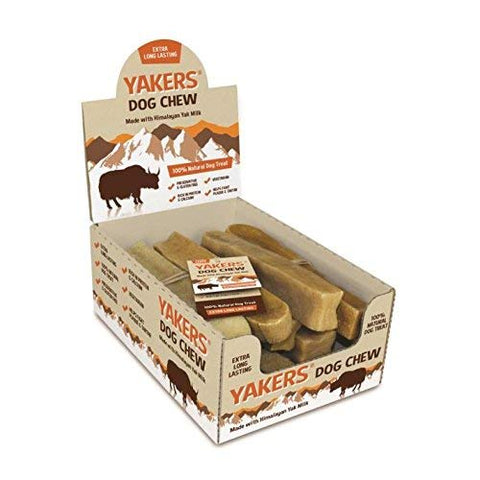 Yakers Dog Chew Extra Large x 10 - Yak Milk Value Box of 10 Chews - Save!