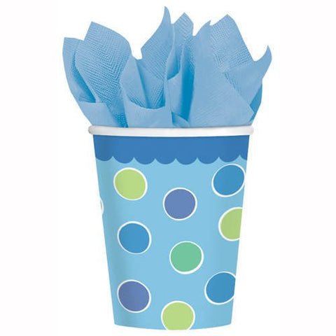 266ml 1st Birthday Party Plastic Cups x 8