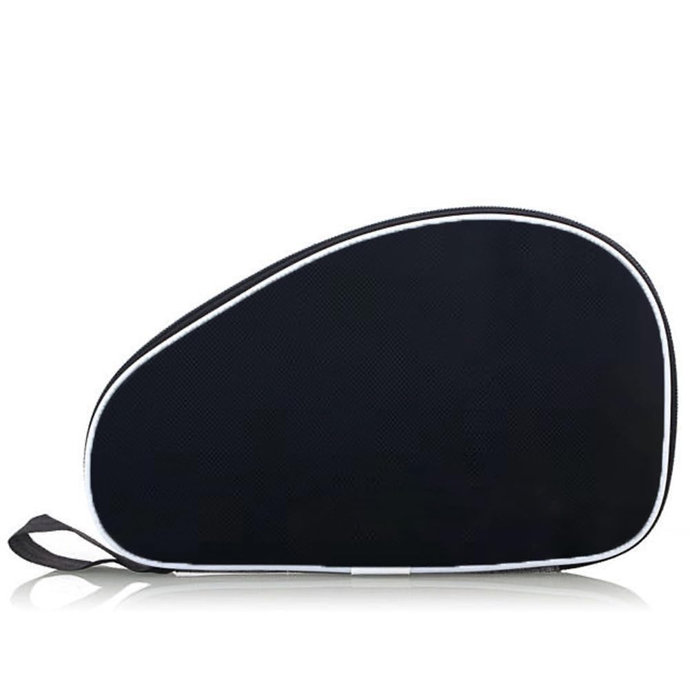 1 Piece Table Tennis Bag Table Tennis Racket Case Cover Pingpong Paddle Case Cover Pingpong Storage Bag Table Tennis Bat Cover Case Table Tennis Paddles Bag, Black