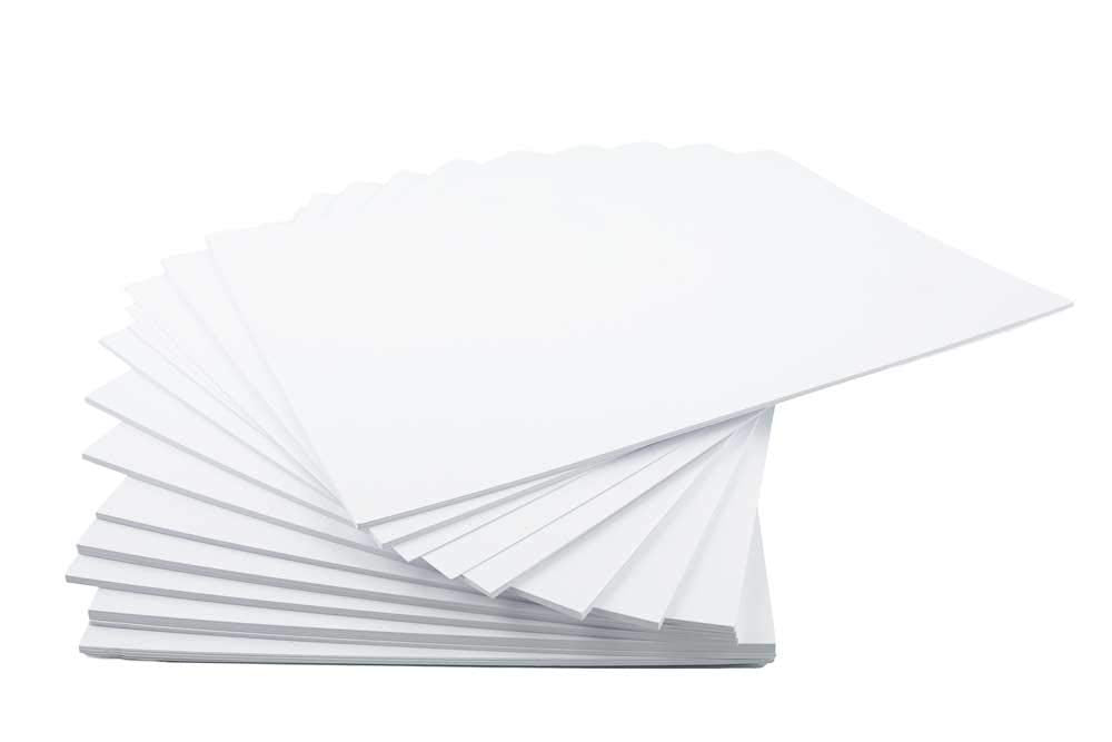 House of Card & Paper A5 220 gsm Card - White (Pack of 100 Sheets)