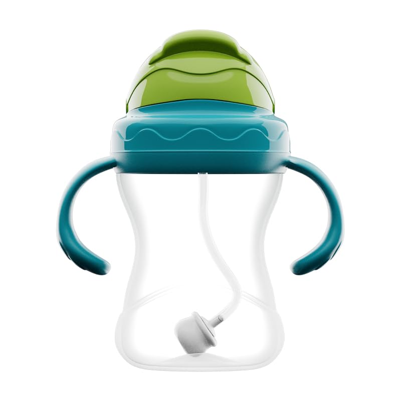 PandaEar Baby Sippy Cup, 9 oz Straw Cup with Handles for Babies & Toddler 6 Month+, BPA-Free, No Spill Design