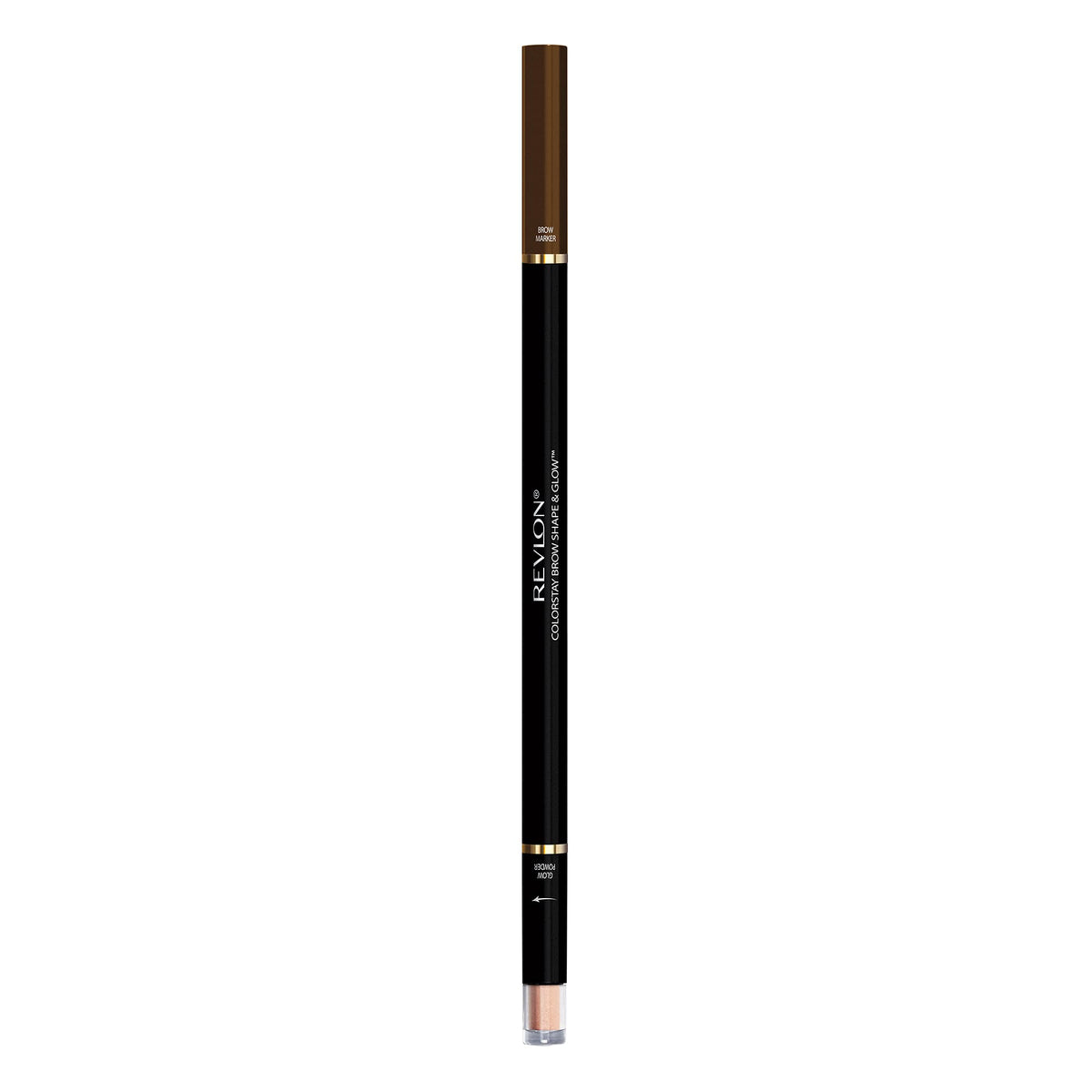Revlon Colorstay Shape & Glow Eye Brow Marker and Highlighter, Medium Brown, 0.02 Oz (Marker), 0.008 Oz (Highlighter)