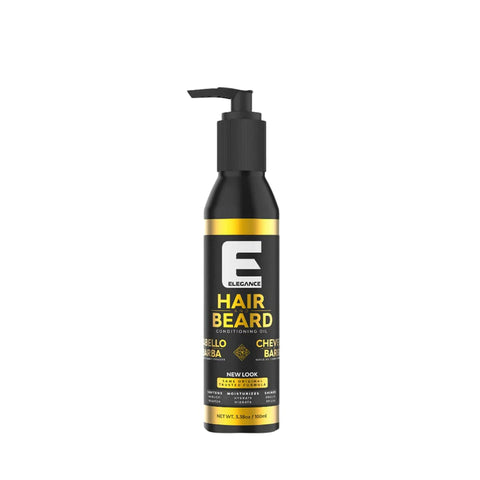 Elegance Hair & Beard Conditioning Oil, 3.38 Oz, Enriched with Aloe Vera, Hair Oil that Promotes Healthy Hair and Beard Growth, Reduces Itching