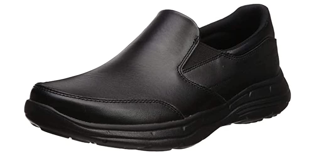 Skechers Men's Glides Calculous Slip-On Loafer, DSCH, 10.5