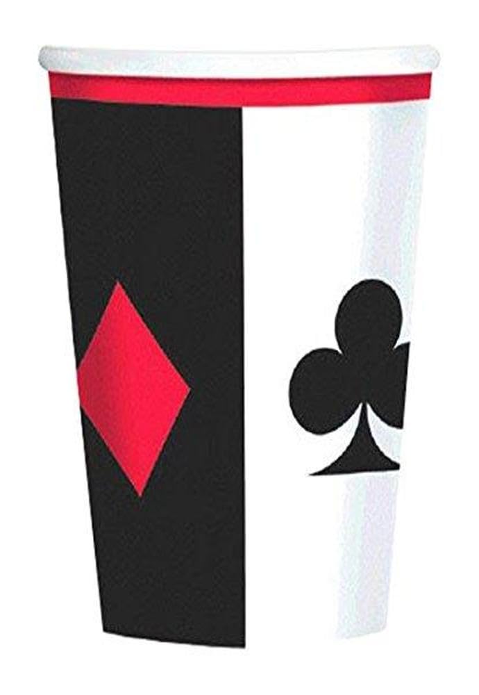 Casino Party Cups, 9 oz., 8 Ct.