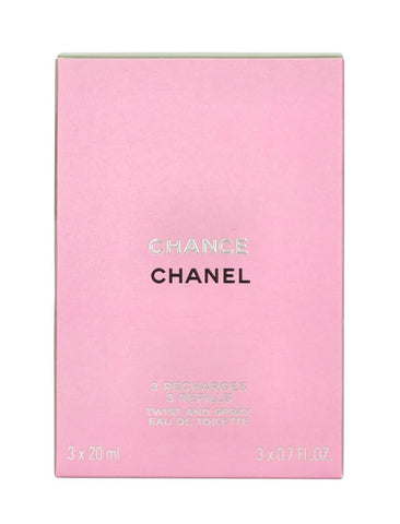 CHANEL Chance Twist & Spray Eau De Toilette Refill - 3x20ml/0.7oz