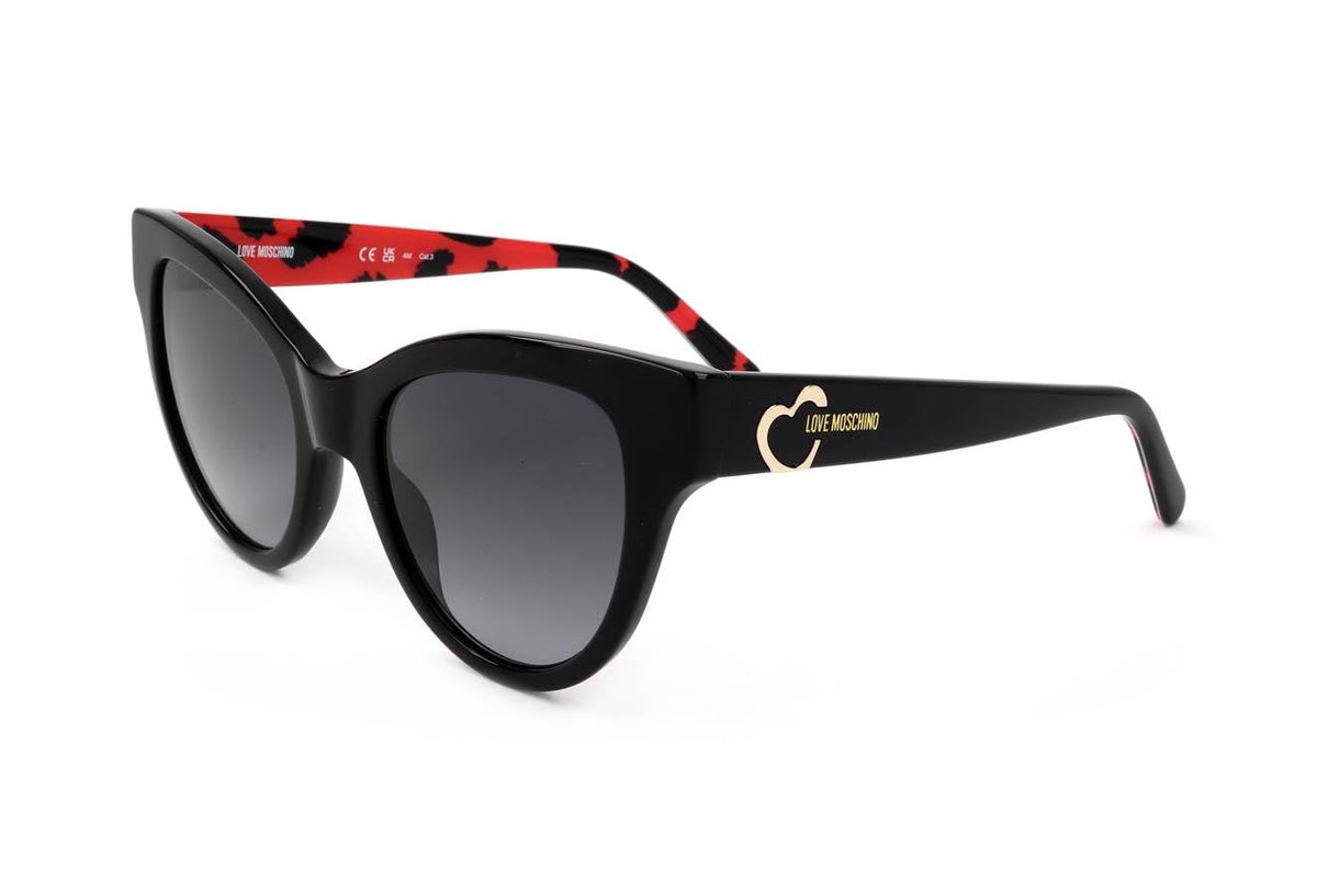 MOSCHINO LOVE MOL053/S Men's sunglasses Black and red