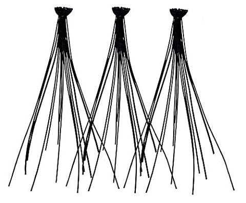 KISS iENVY Individual Lashes Luxe Black Flare Knotted Lashes 70PCS Medium Individual Lashes (6 PACK)