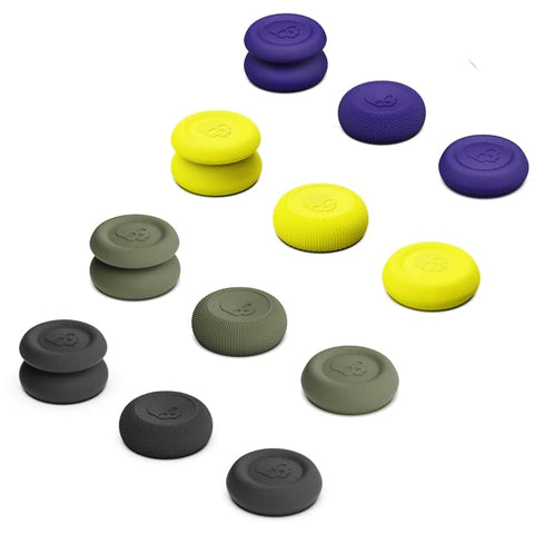 for ROG Ally Joystick Cover Thumb Stick Grip Cap Cover Protector Console Handheld Game Joystick Cover Cap for Steam Deck ROG Ally 3 Pairs (Black)