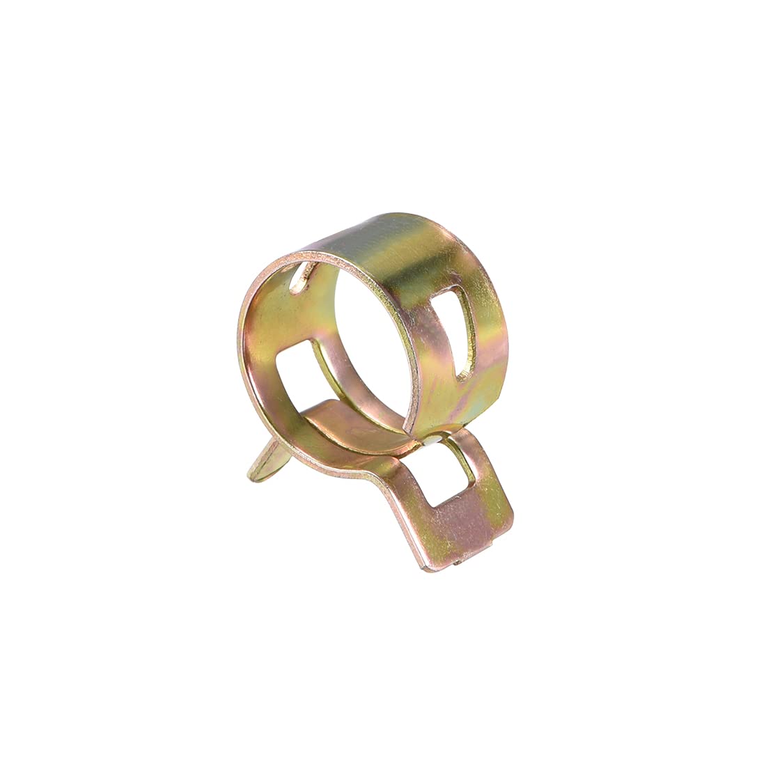 uxcell 15mm 5/8inch Spring Band Type Action Fuel/Silicone Vacuum Hose Pipe Clamp Low Pressure Air Clip Clamp 100pcs