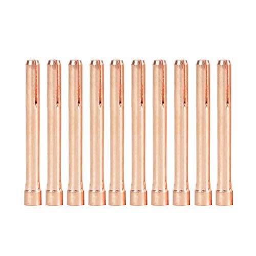 10 Pcs 3/32" (2.4mm) Stubby Collet 10N24 for TIG Welding Torch WP17 18 26