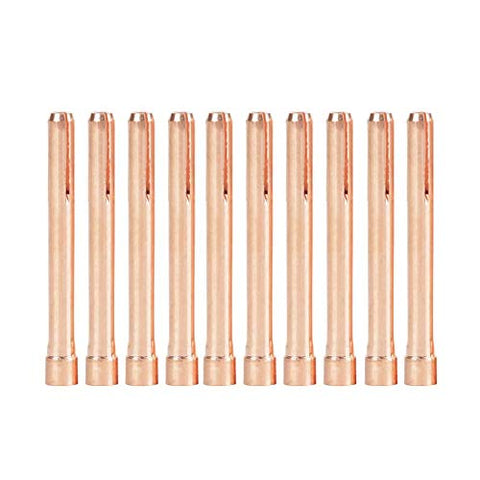 10 Pcs 3/32" (2.4mm) Stubby Collet 10N24 for TIG Welding Torch WP17 18 26