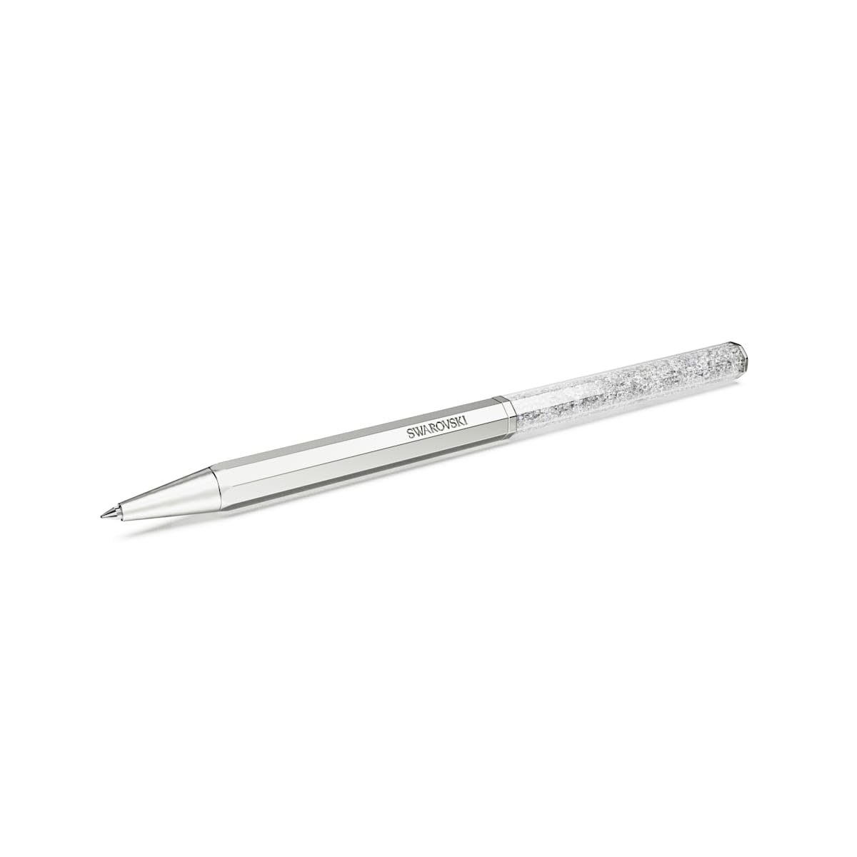 SWAROVSKI Crystalline ballpoint pen, White, White lacquered