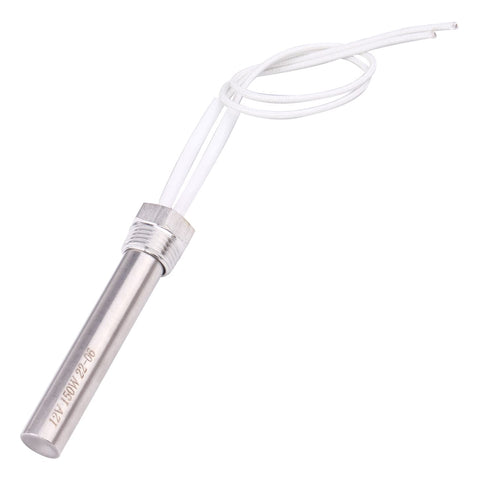 DERNORD Immersion Cartridge Heater 12V 150W Hot Rod Heating Element Replacement 1/2 Inch Thread