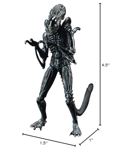 Hiya Toys Aliens: Blue Alien Warrior 1:18 Scale Action Figure, Multicolor