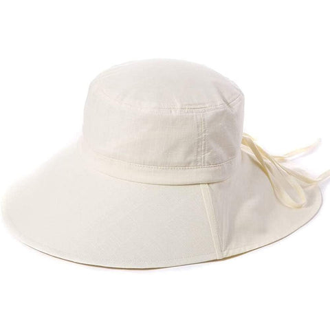 Comhats Sun Hats Women UV Protection Wide Brim Hats with Neck Protection Ladies Summer Hats UPF 50 Cotton Sunhats Safari Gardening Hat Packable Beige Large