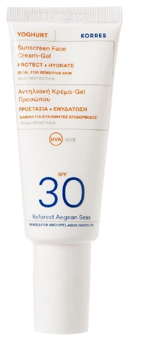 KORRES Yoghurt SPF30 Face Sun Cream Gel 40ml