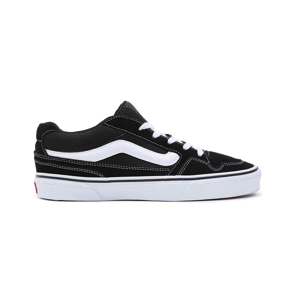 Vans Men's Sneaker, Suede Mesh Black White, 8