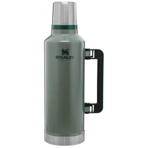 Stanley Classic Legendary Thermal Flask 2.3L - Keeps Hot Or Cold For 48 Hours - BPA-Free Insulated Bottle - Stainless Steel Coffee Flask - Leakproof - Dishwasher Safe - Green