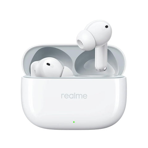 realme Buds T300 Truly Wireless in-Ear Earbuds with 30dB ANC, 360Â° Spatial Audio Effect, 12.4mm Dynamic Bass Boost Driver with Dolby Atmos Support, Upto 40Hrs Battery and Fast Charging - (White)