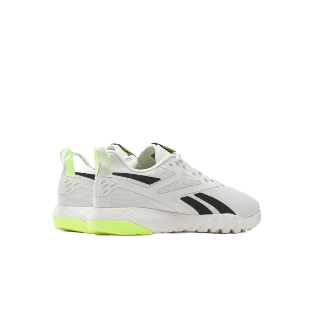 Reebok Men's Flexagon Force 4 Sneaker, Barely Grey/Digital Lime/Black, 6.5