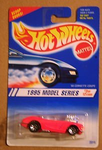 Hot Wheels 1995 Series #3 '58 Corvette Coupe Pink #341