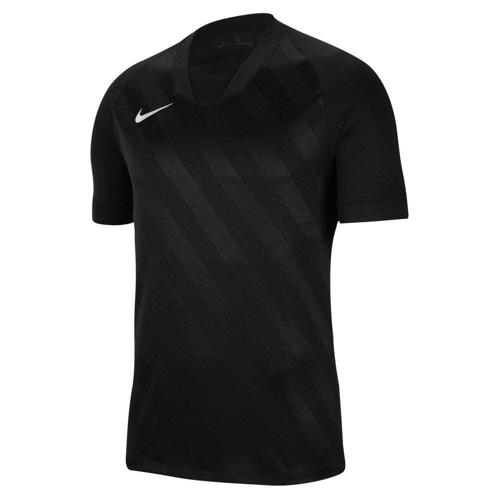 Nike Boy's Dri-FIT Challenge 3 JBY Short Sleeve Jersey, Black/Black/White, M